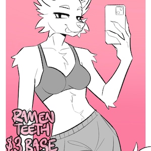 Furry Base | Mirror Selfie