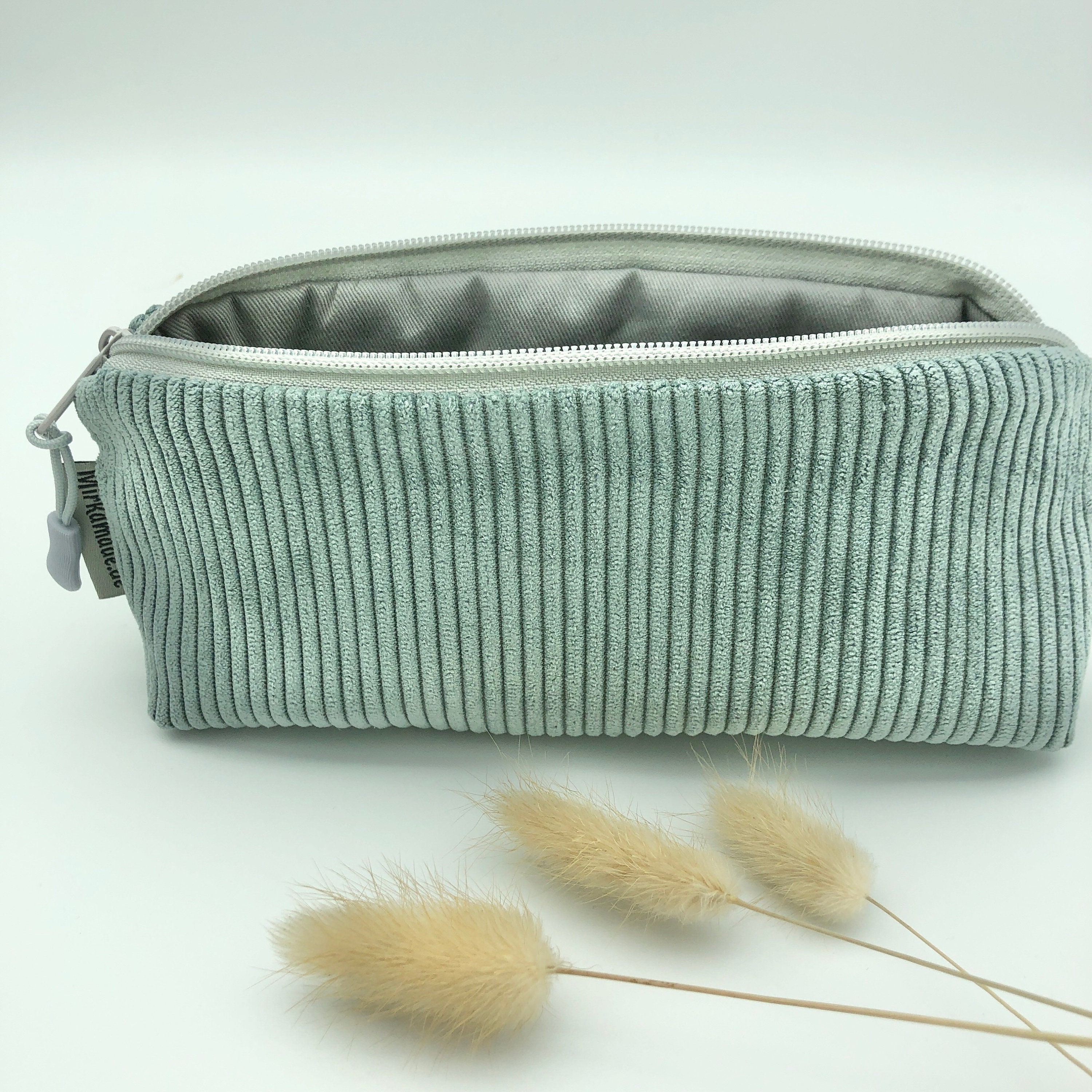 Kosmetiktasche Aus Cord-Stoff – Federmäppchen Mit Großer Kapazität Für Reise & Alltag