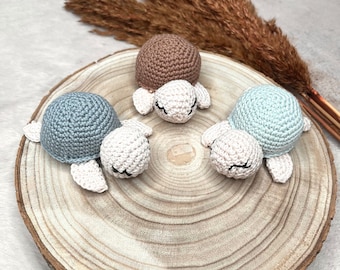 Baby rattle turtle with or without personalization