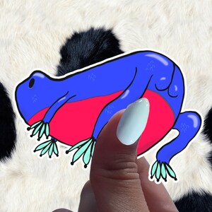 Frogooty - Edition 1 - Autocollants Frog Butt - Autocollants Frog Bum - Pack d’autocollants