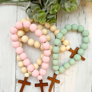 Boho car charm-cross car charm-farmhouse door hanger-rearview mirror charm-car accessories-rearview mirror accessories