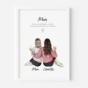 Mum gift, daughter gift, Mum birthday gift, Mothers Day Gift, Gift for Mum, Mum Print, Mother gift, Mother daughter gift,