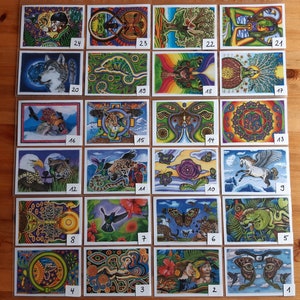 Cartes postales Cartes Chamanisme Spiritualité Art visionnaire
