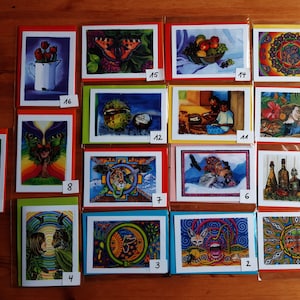 Tarjetas plegables Tarjetas de felicitación Chamanismo Espiritualidad Naturaleza muerta