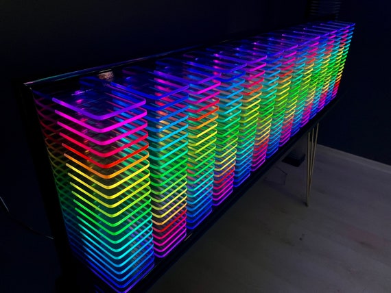 Udførelse rester Tårer Music Spectrum Analyzer RGB Led Light Decor Sound Spectrum - Etsy