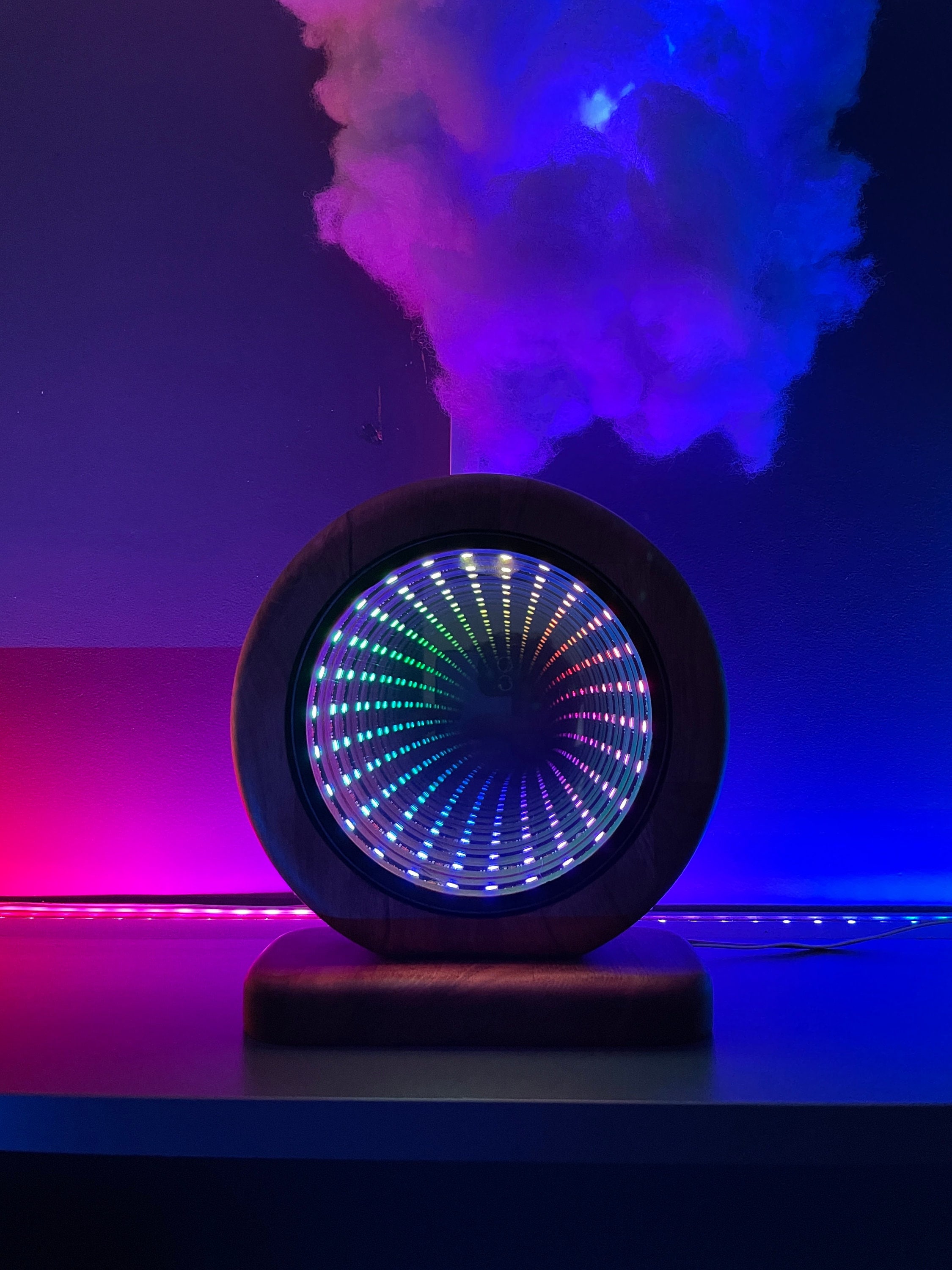 Infinity Mirror Desk Lamp, Stargate Portal, RGB Night Light, Infinity  Effect, Led Infinity Mirror, Portal Mirror, Neon Mirror, Rgb Decor -   Finland