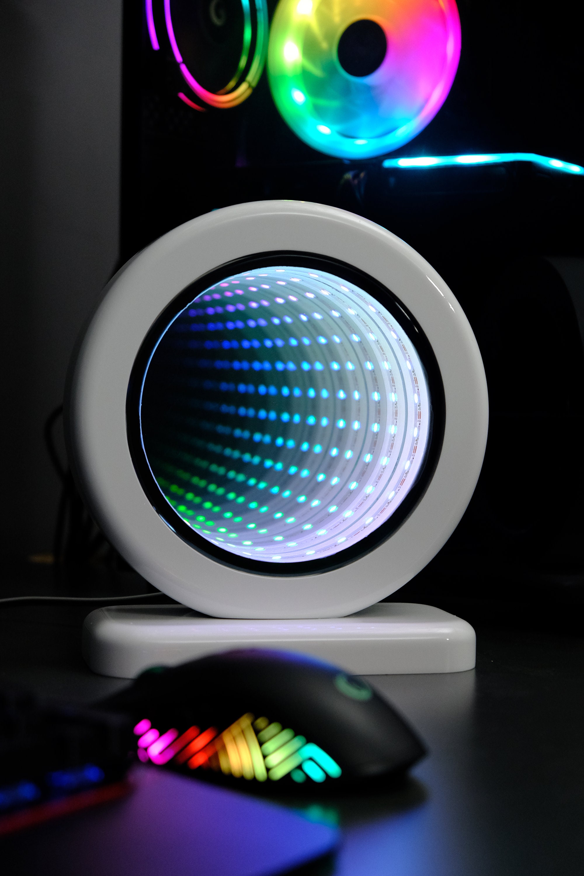 Infinity Mirror Stargate Portal, Infinity Night Light, Endless