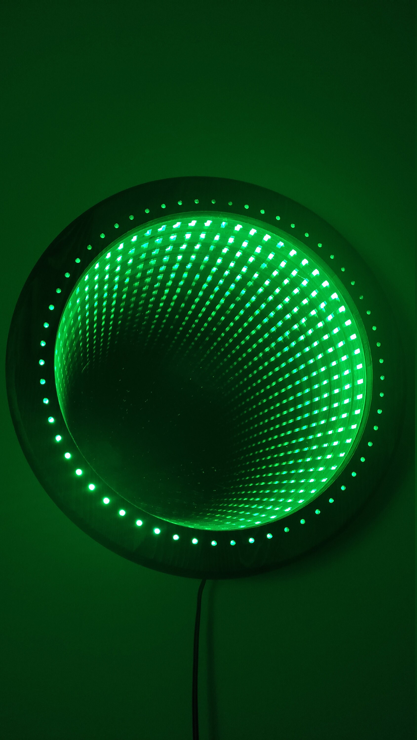 İnfinity Mirror Wall Decor İnfinity Effect LED Light Wall Etsy UK