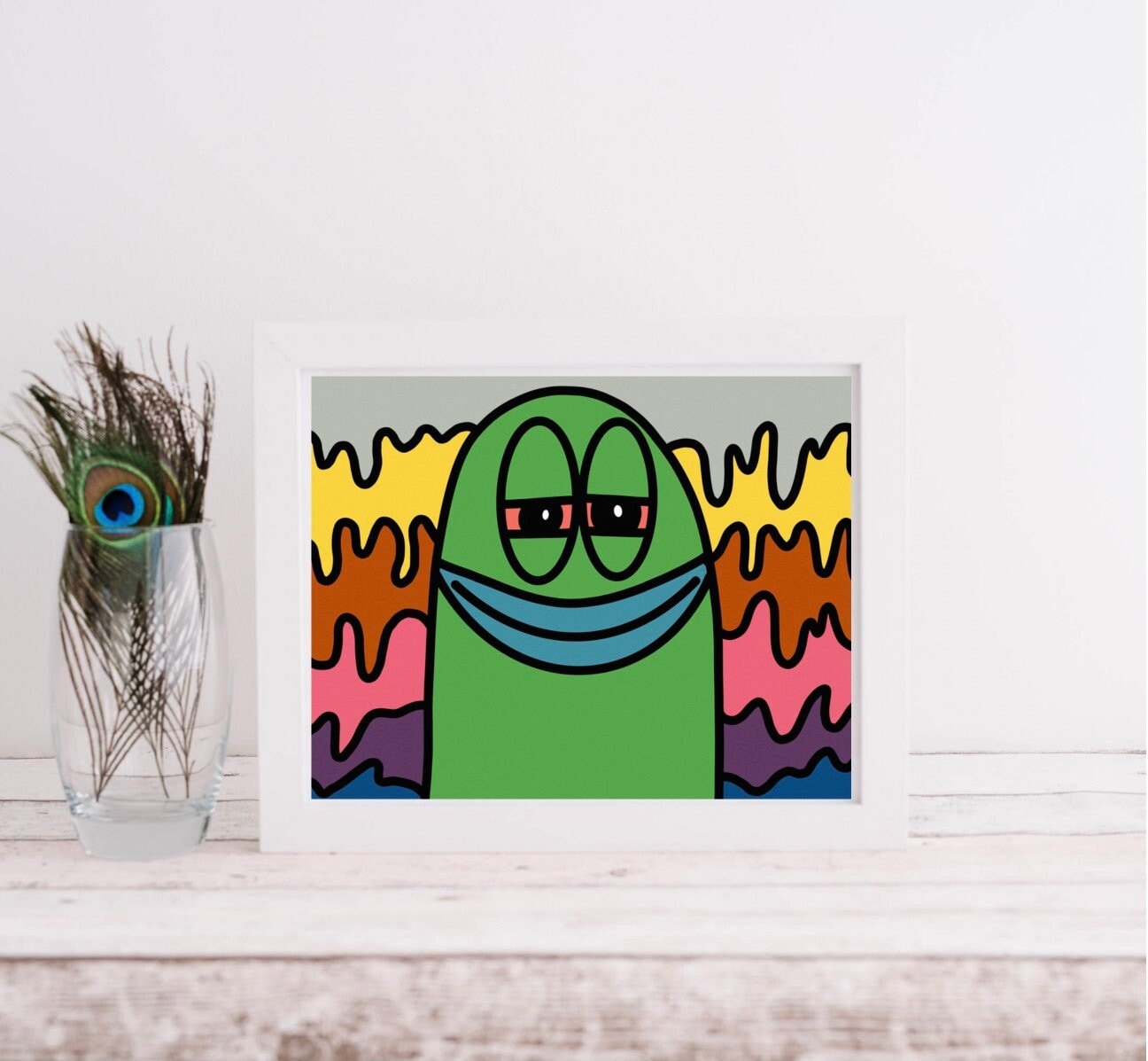 Trippy Spongebob Fish Digital Art Print Cartoon Digital - Etsy Trippy Spongebob Fish Digital Art Print Cartoon Digital - Etsy