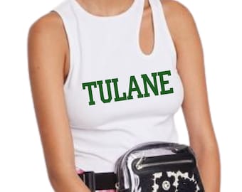 Tulane Cut Out Tank Top for Women