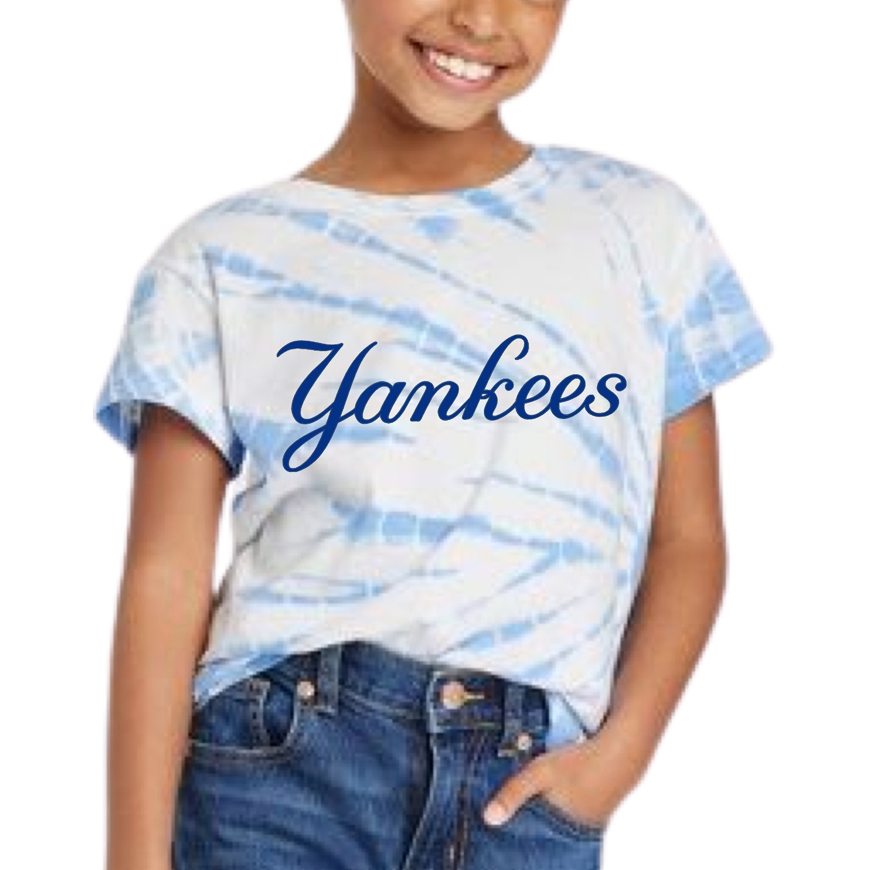 New York Yankees Home Run Tie-Dye Tee