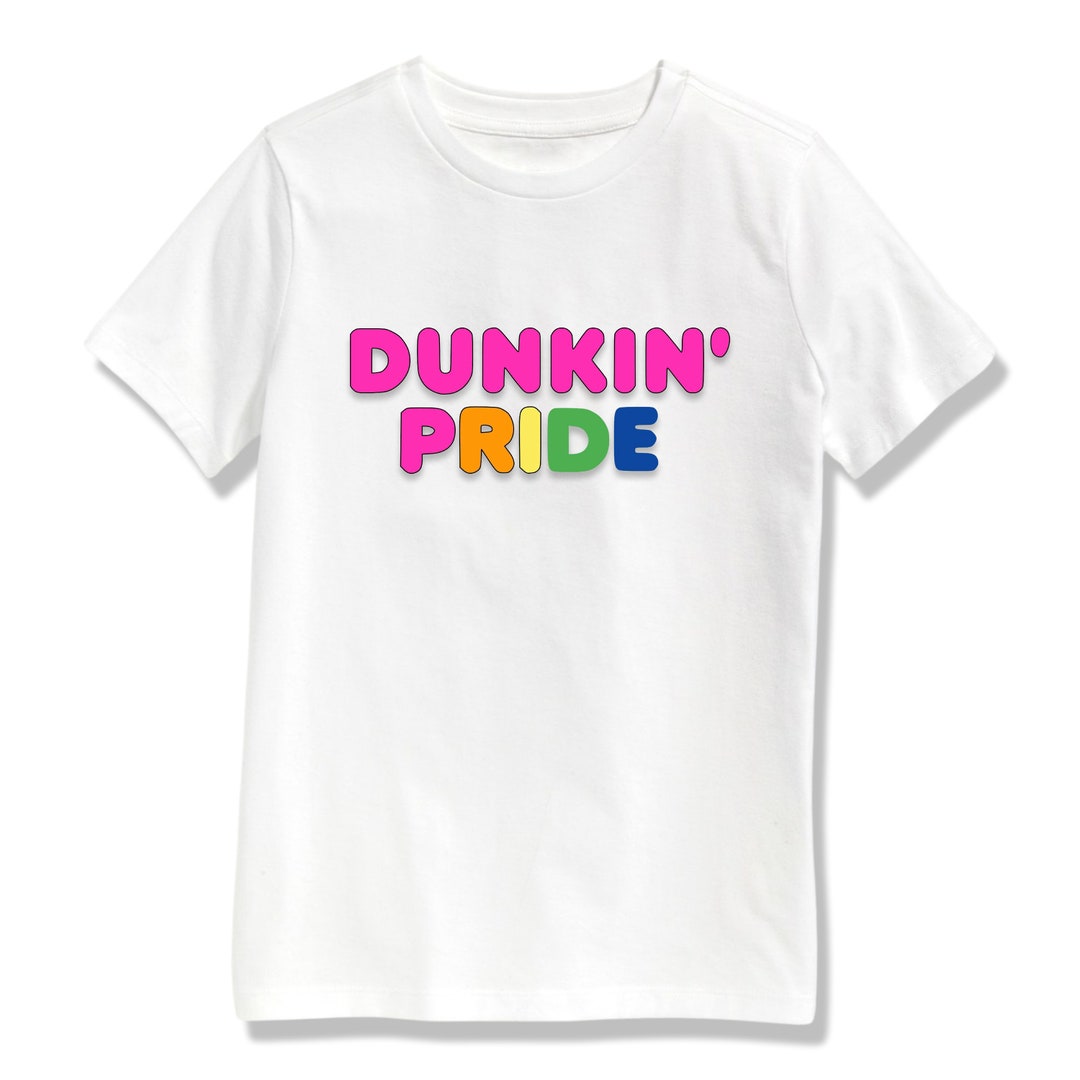 Dunkin Pride Dunkin Donuts Tees Etsy