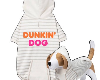 Dunkin’ Dog Dunkin’ Donuts Inspired Pet Hoodies and Sweatshirts