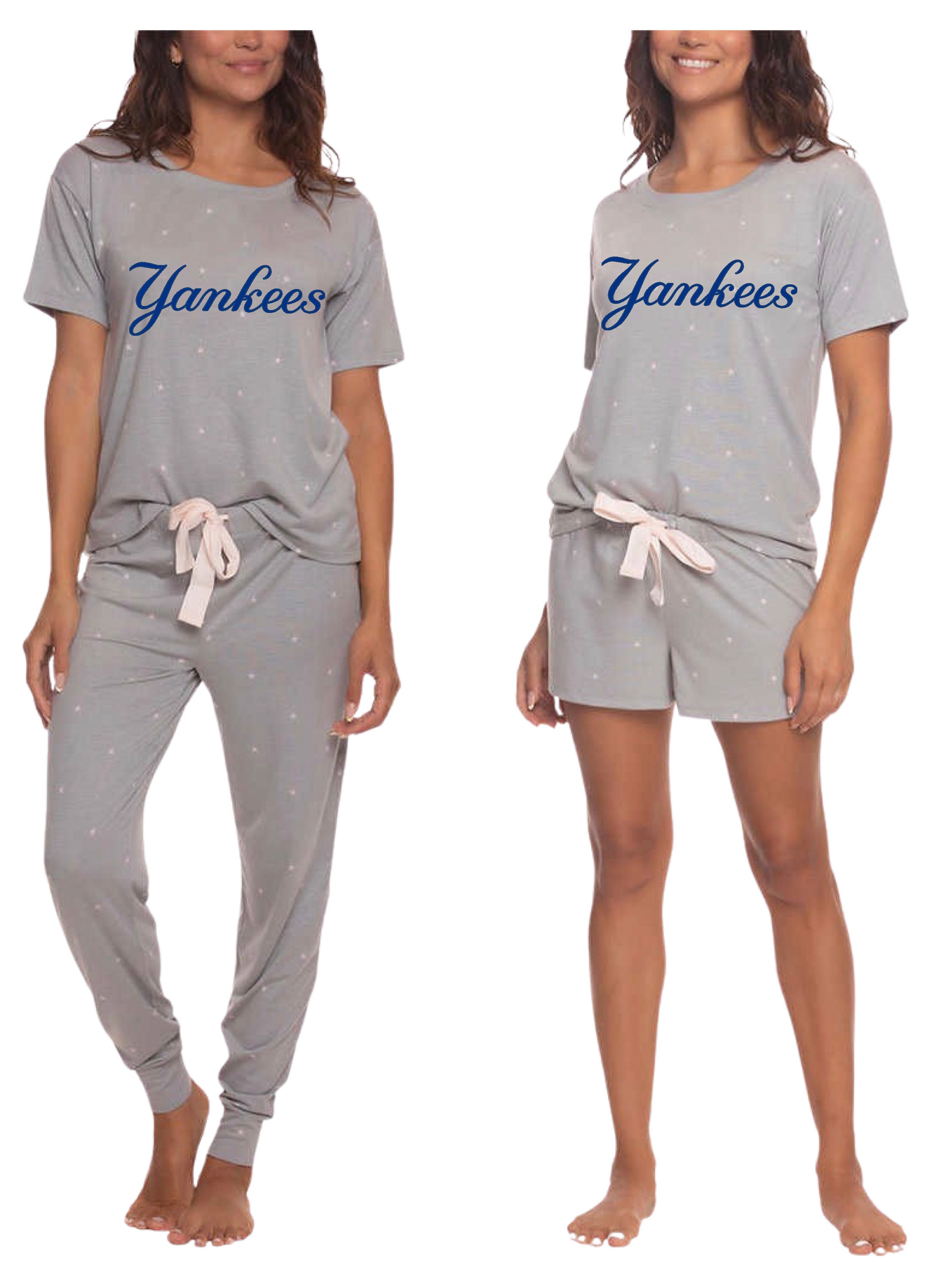 Yankees Womens Lounge Wear Pajama in Two or Three Piece Sets. Available in Plus Size Too Etsy UK