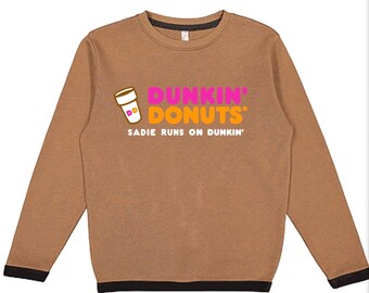 dunkin donuts crew neck