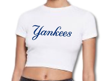 Kurz geschnittene T-Shirts und Tanktops der Yankees