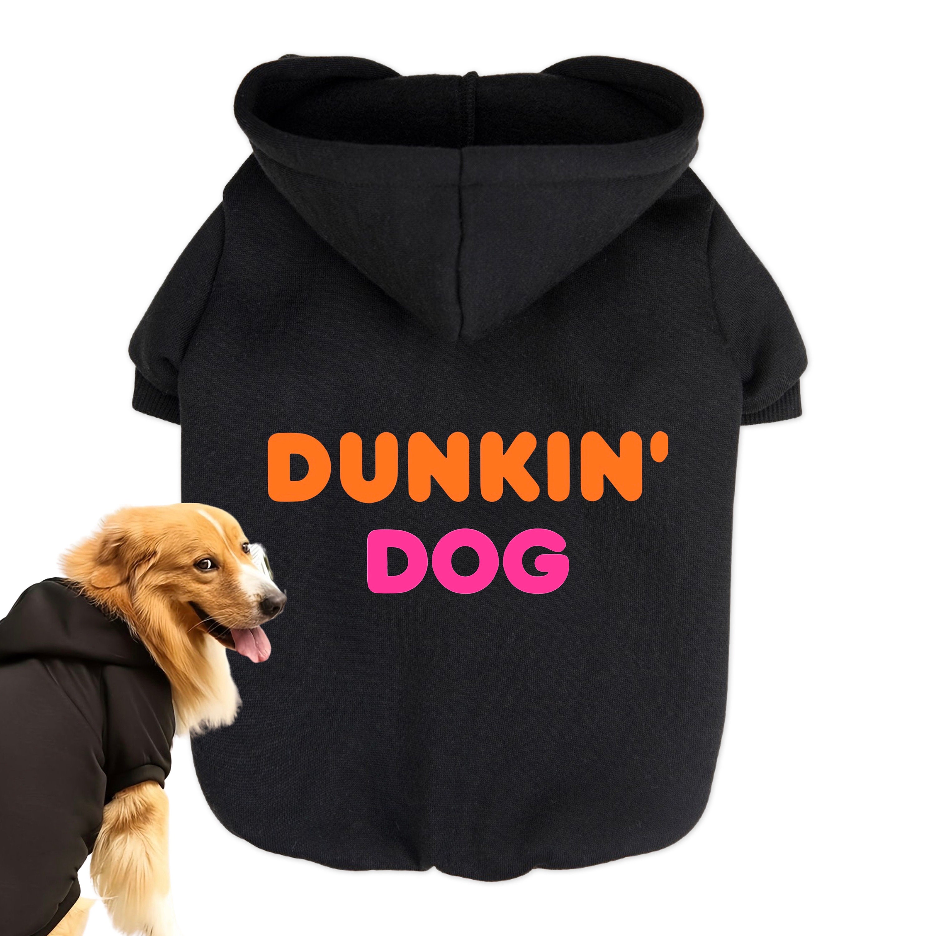 Dunkin Dog Dunkin Donuts Inspired Pet Hoodies and Sweatshirts