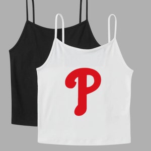 Phillies Cropped Tank Top for Women Ships Same Day