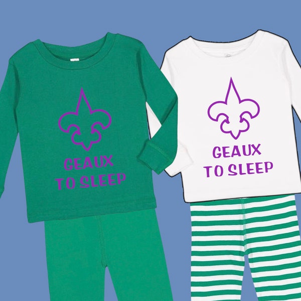 toddler mardi gras pajamas