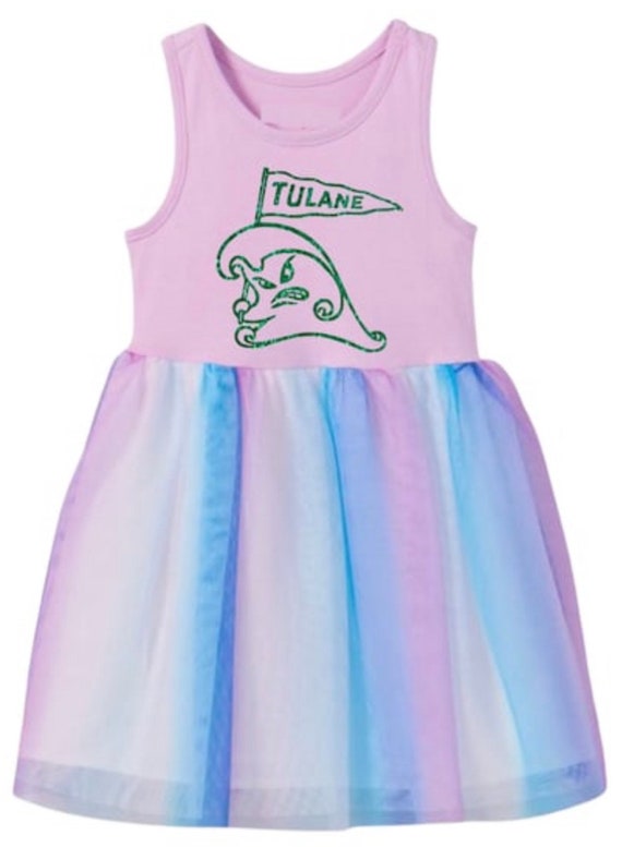 Tulane University Mascot Tulle Dress for Baby Girls up to 10 Years Etsy