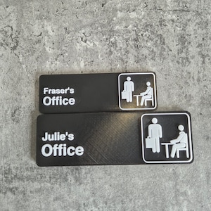 Personalised The Office TV Show Door/Wall Sign | 3D Printed |