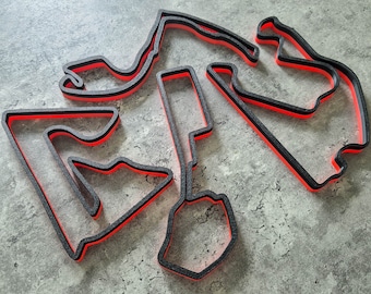 F1 2025 Grand Prix Track | Wall Art for Racing Fans | F1 Gifts  | 3D Printed