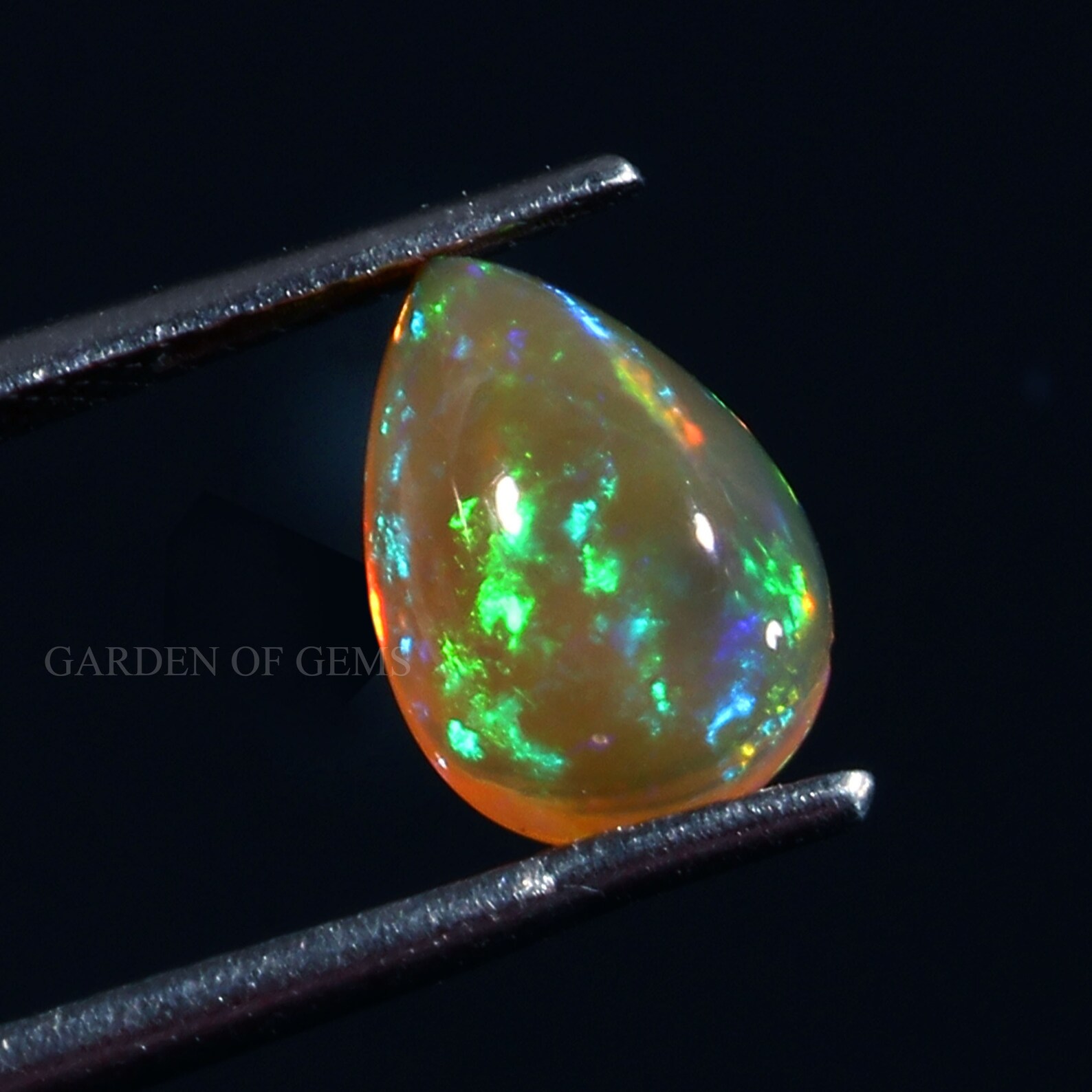 Gem Quality Pear Yellow Opal Loose Gemstone Natural Etsy