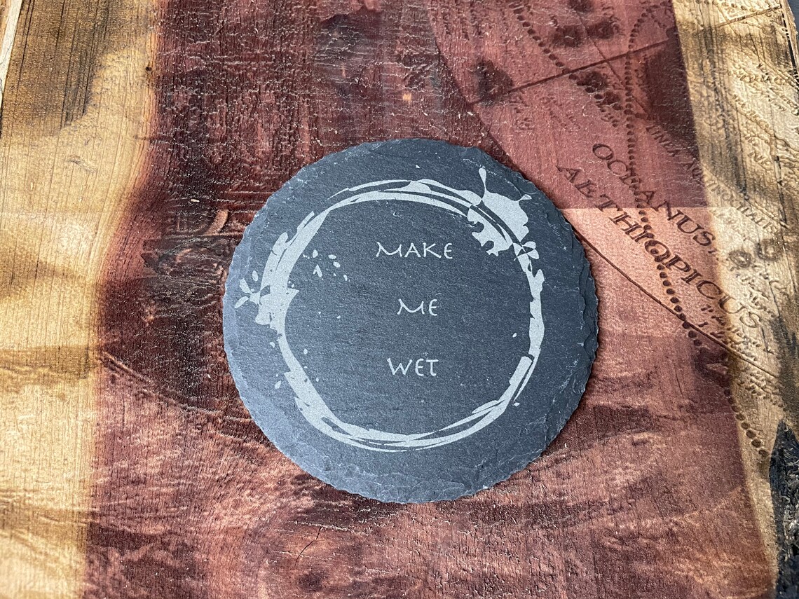 Slate Coasters/ Set of 4 / Beer Coasters / Funny Coasters / Fathers Day