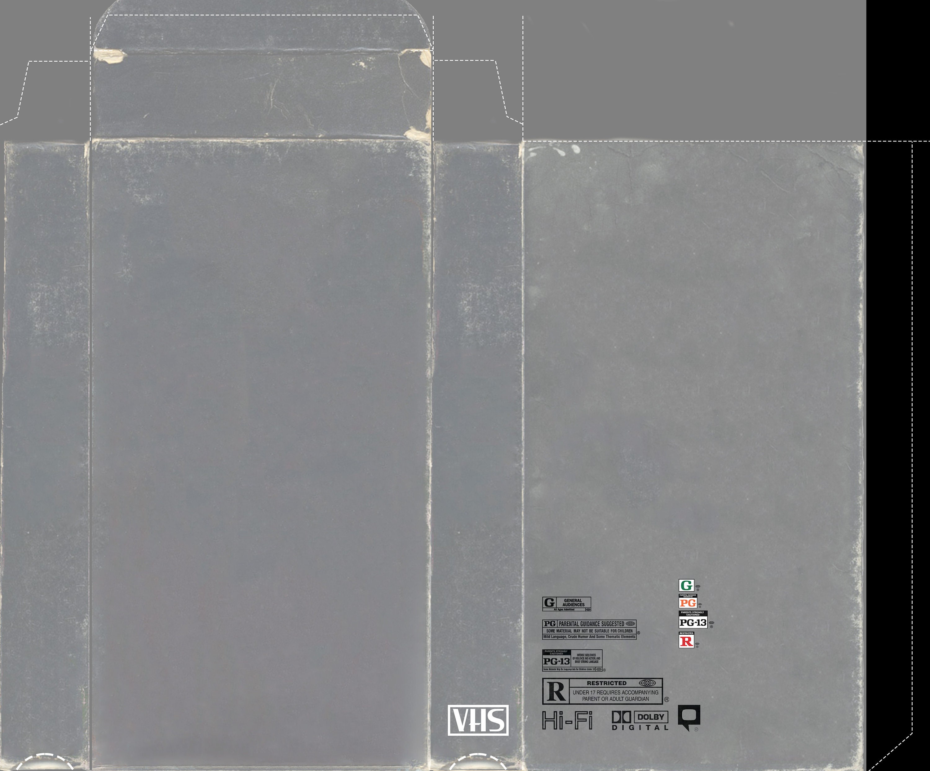 VHS Slipcase Template Photoshop and Canva Compatible Etsy VHS Slipcase Template Photoshop and Canva Compatible Etsy