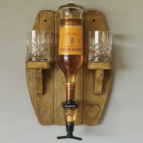 Luxury Home Garden Bar Mounted Drinks Spirits Optics Wall Etsy UK