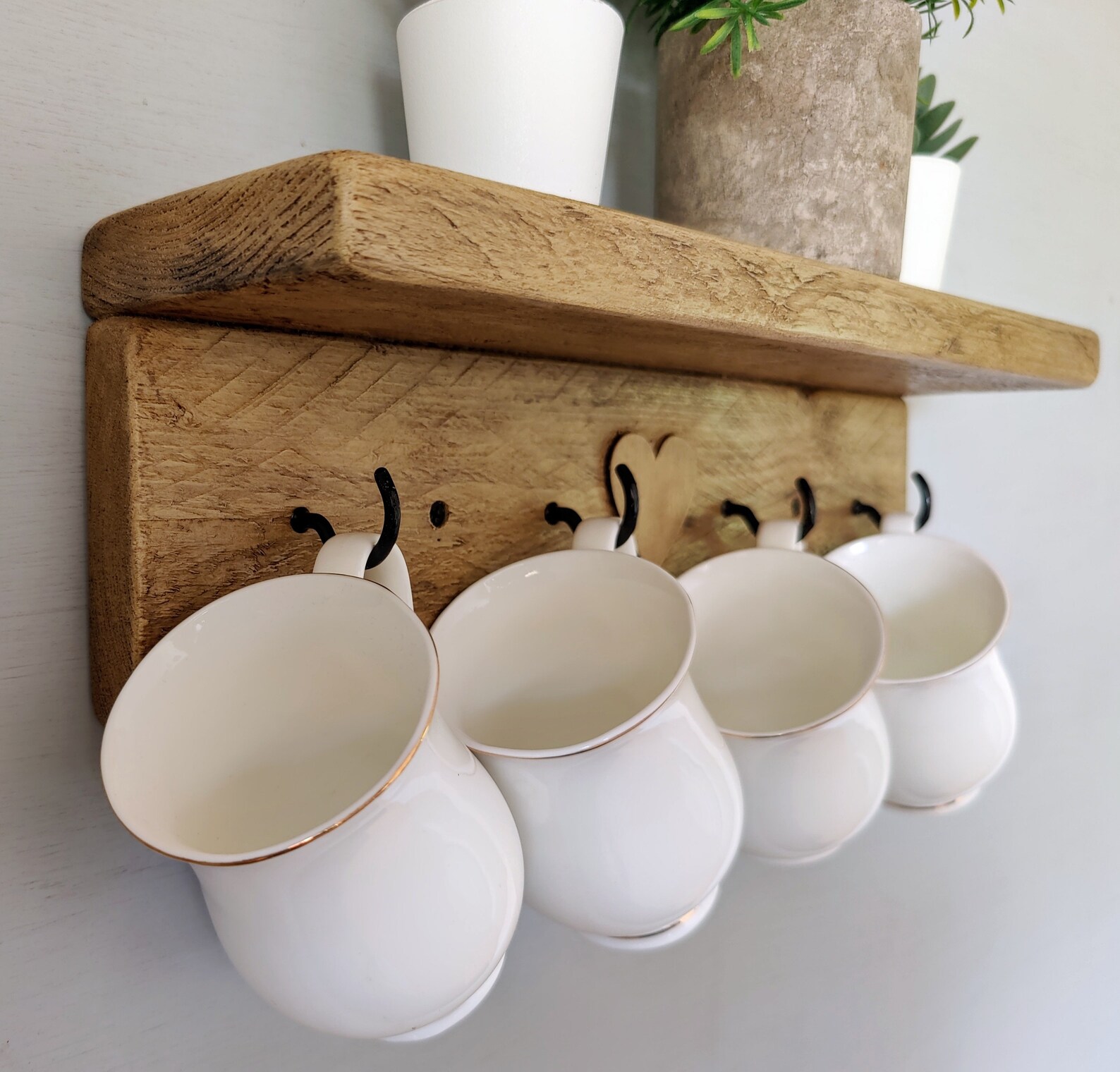 Cup Holder Shelf 400mm Colour Options Etsy UK