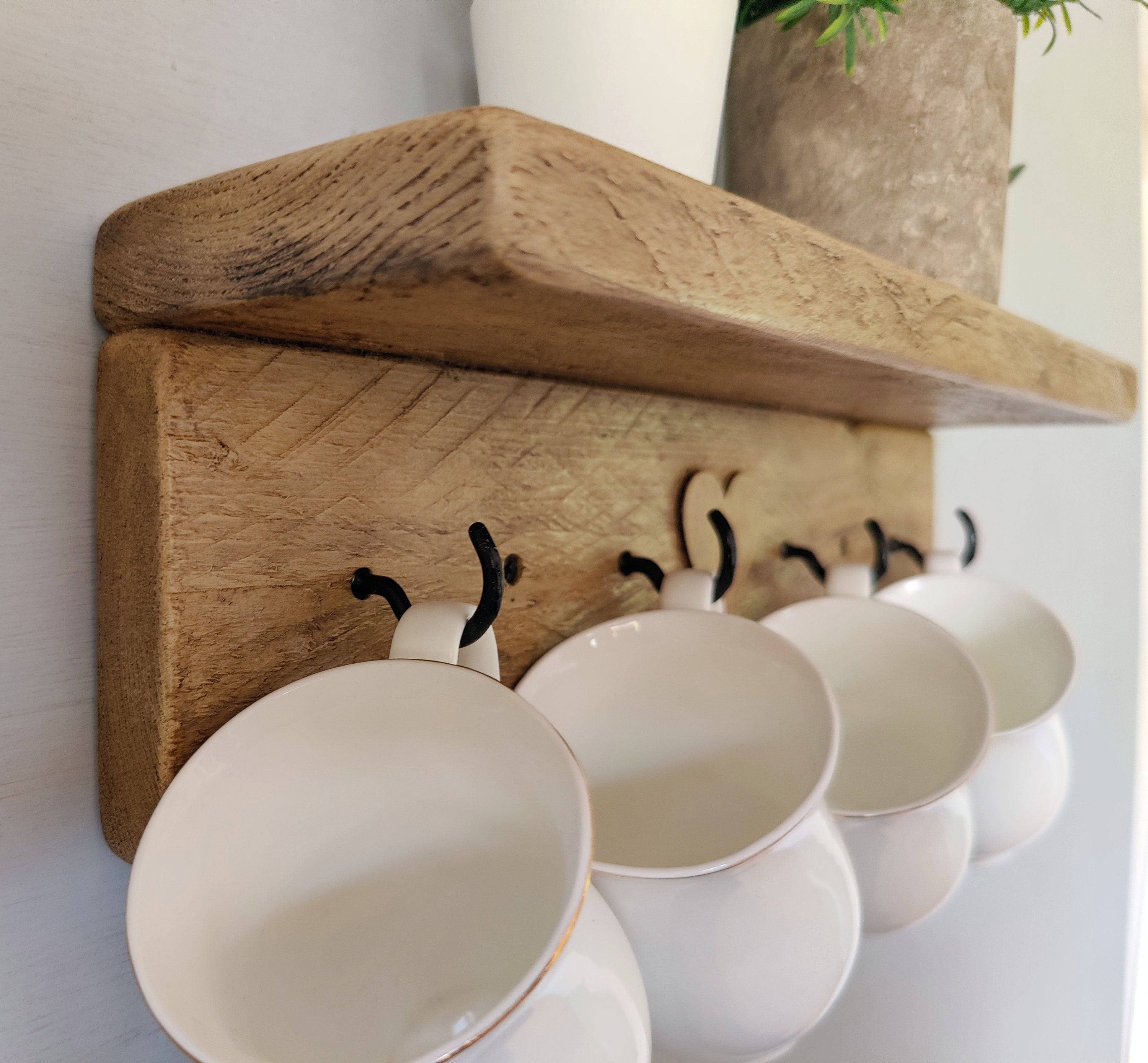 Cup Holder Shelf 400mm Colour Options Etsy UK