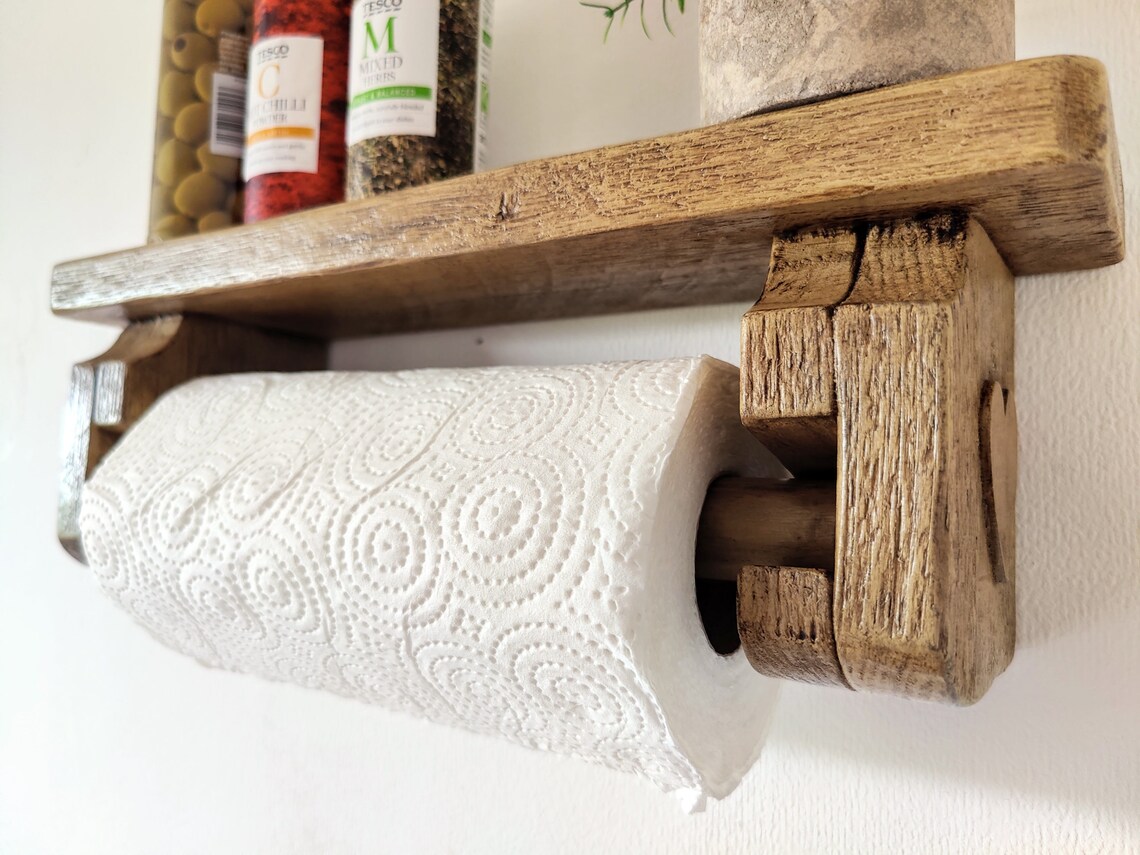 Kitchen Roll Holder Wall Hanging Colour Options Etsy UK
