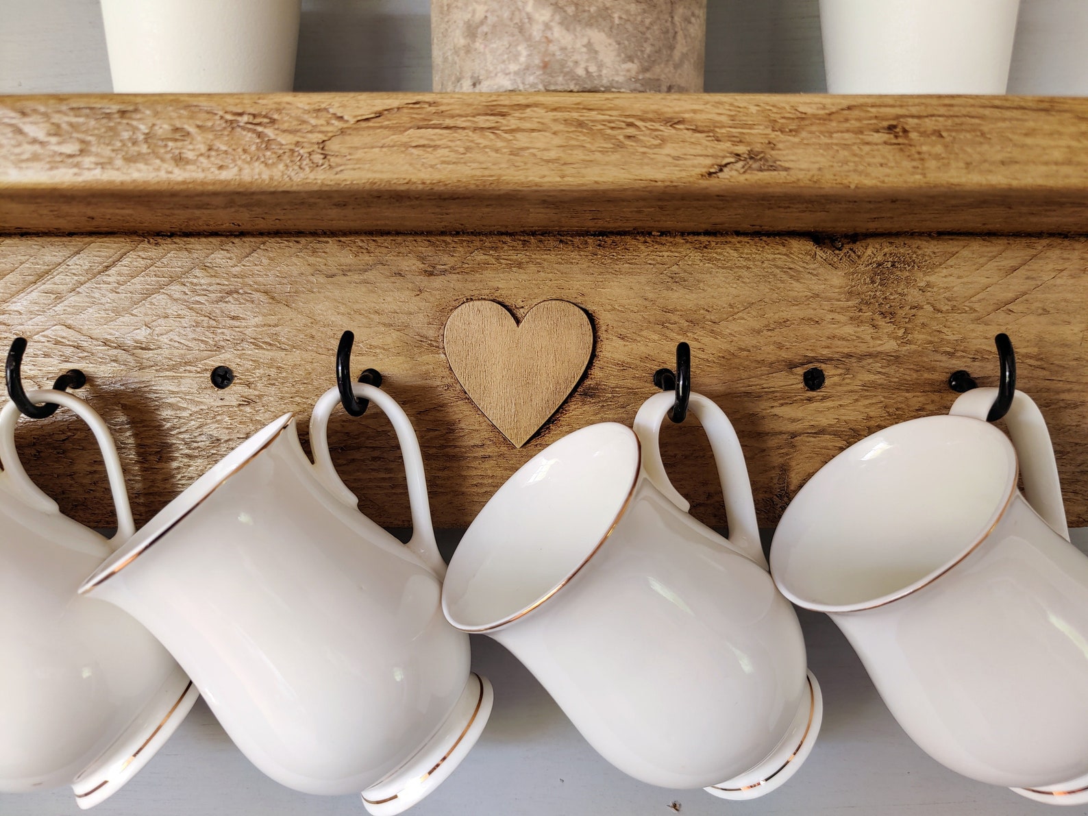 Cup Holder Shelf 400mm Colour Options Etsy UK