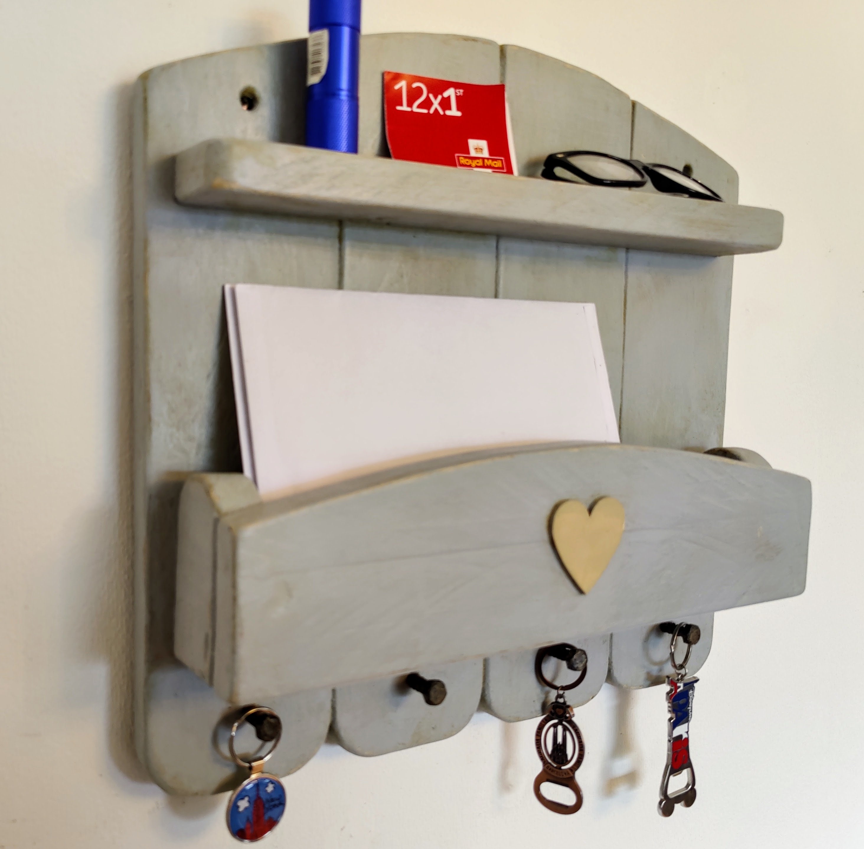 Hallway Organiser / Letter and Key Holder Colour Options Etsy UK