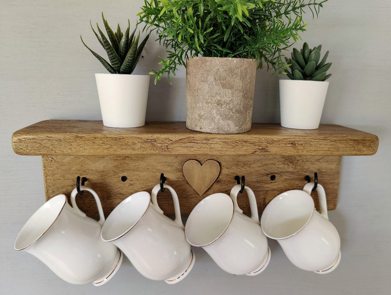 Cup Holder Shelf 400mm Colour Options Etsy UK