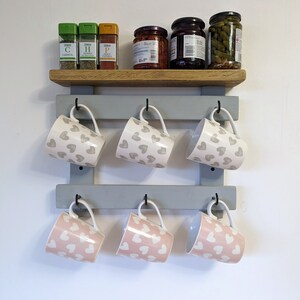 Mug Holder Rack - Two Tone - (0165).