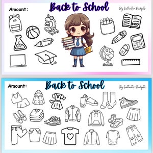 Back to School Savings Challenge Low Income Savings Challenges MInis Challenges Cash Budgeting