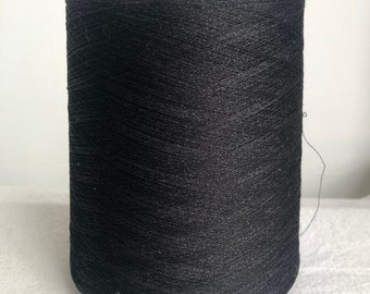 1kg of 100% cotton yarn on cone, light worsted/DK yarn for crochet, weaving  and knitting