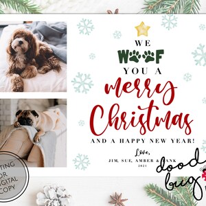 Ti auguriamo una cartolina fotografica di buon Natale - Copia digitale o stampe