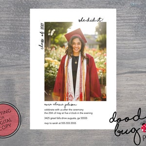 Lo ha fatto lei! Invito di Laurea - Stampa e Copia Digitale