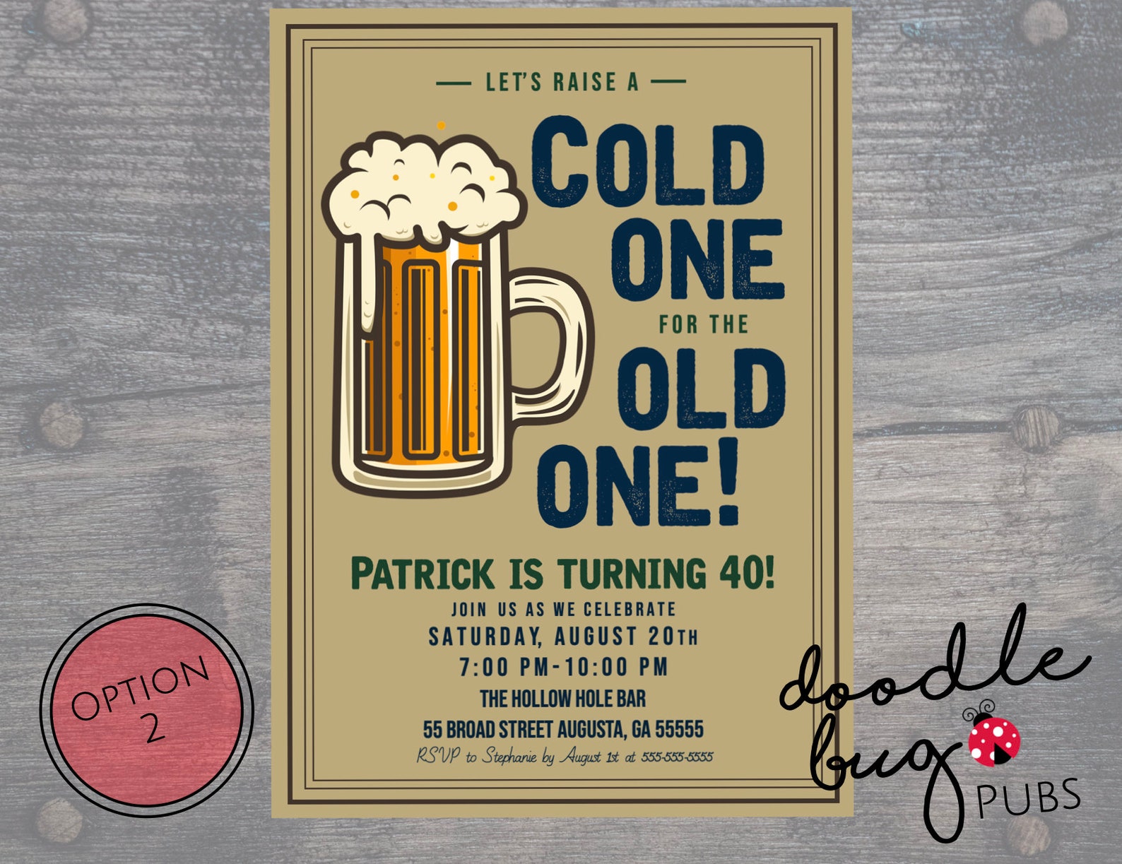 cold-one-for-the-old-one-birthday-invitation-digital-or-etsy