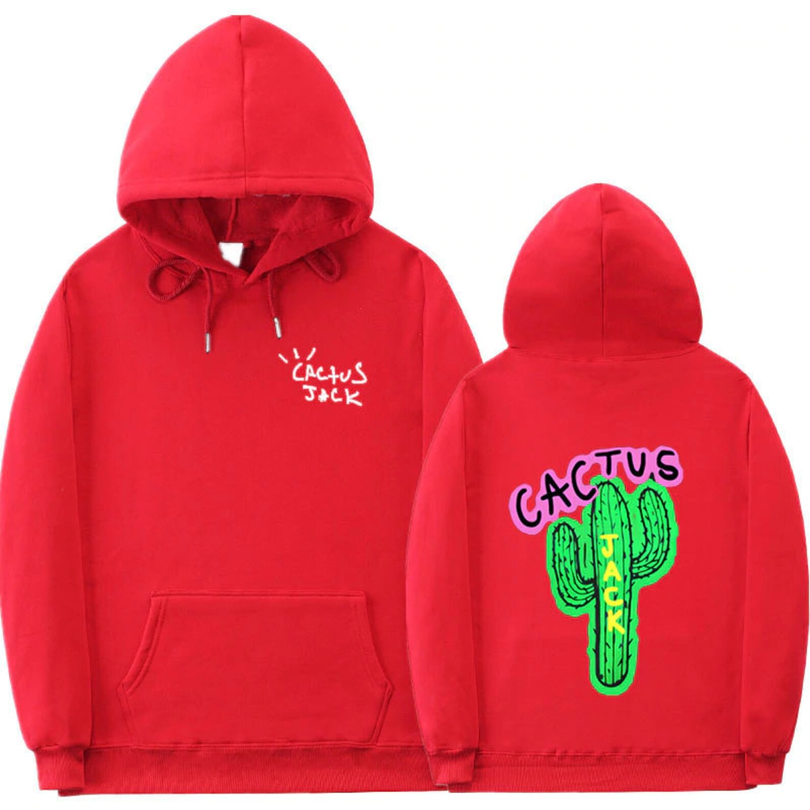 Cactus Jack Travis Scott Hoodie New Unisex Multicolor Cactus | Etsy