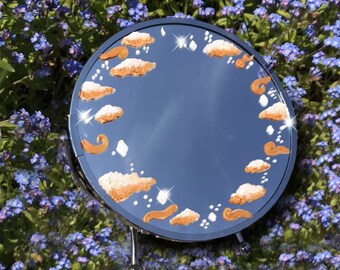 Cloud Painted Mirror