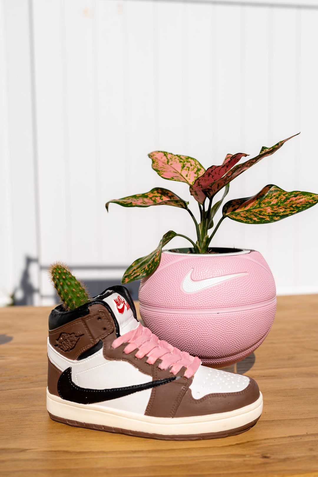 Pink Mini Nike Basketball Planter / Indoor Planter / Etsy