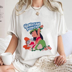 Funny Hawaiian Punch Cartoon Sweatshirt - Cute Island Girl Graphic Pullover