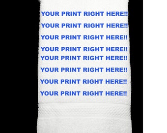 Custom Bath / Beach Towel With your design, any colour