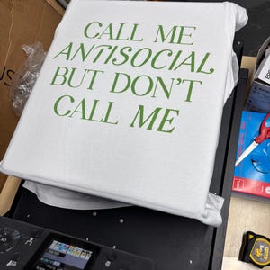Personalized White T-shirt: Custom Printed Design