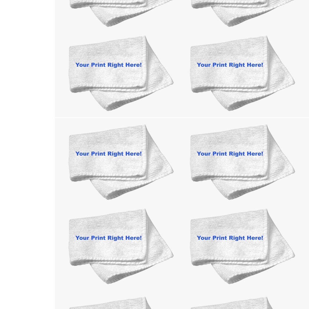 Custom Face Cloth / Flannel / Face Towel With Your Design Any Etsy