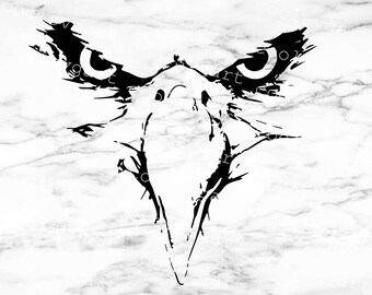 Eagle Face Svg Etsy